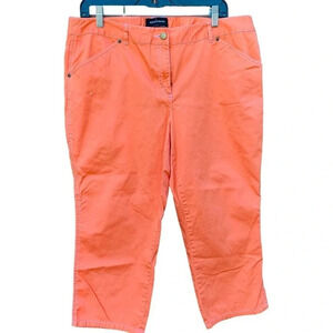 Moda International The Christine Fit women's size 16 peach capris